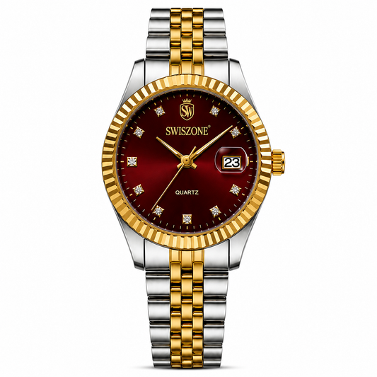 SWISZONE® Timeless Elegance Couple Watch Set