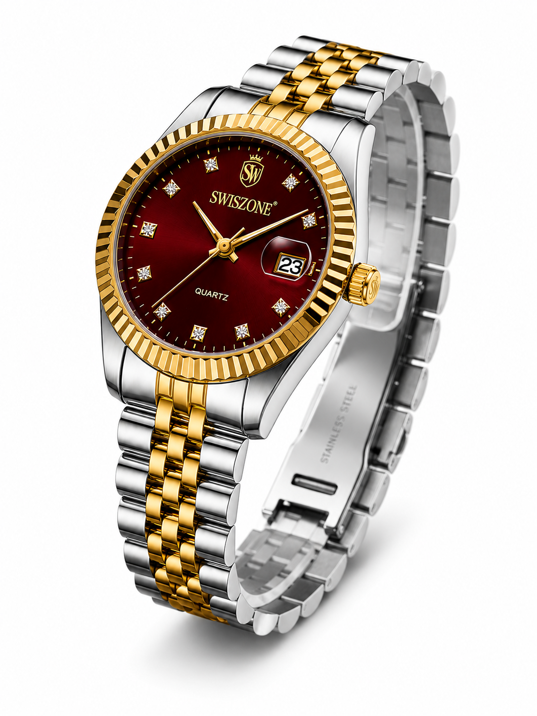 SWISZONE® Timeless Elegance Couple Watch Set