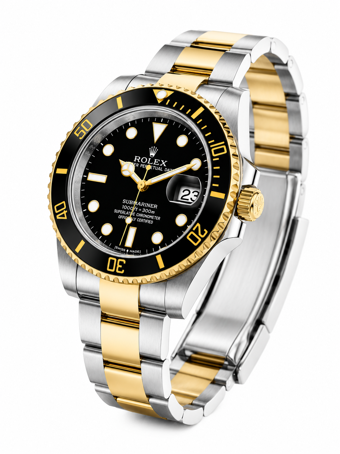 Rolex Submariner Date Two-Tone Automatic Luxury Men's Watch
