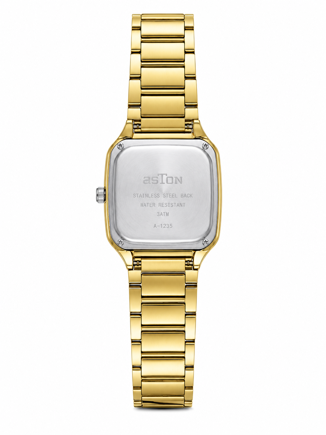 ASTON Royale Square Gold Luxury Quartz Watch for Men