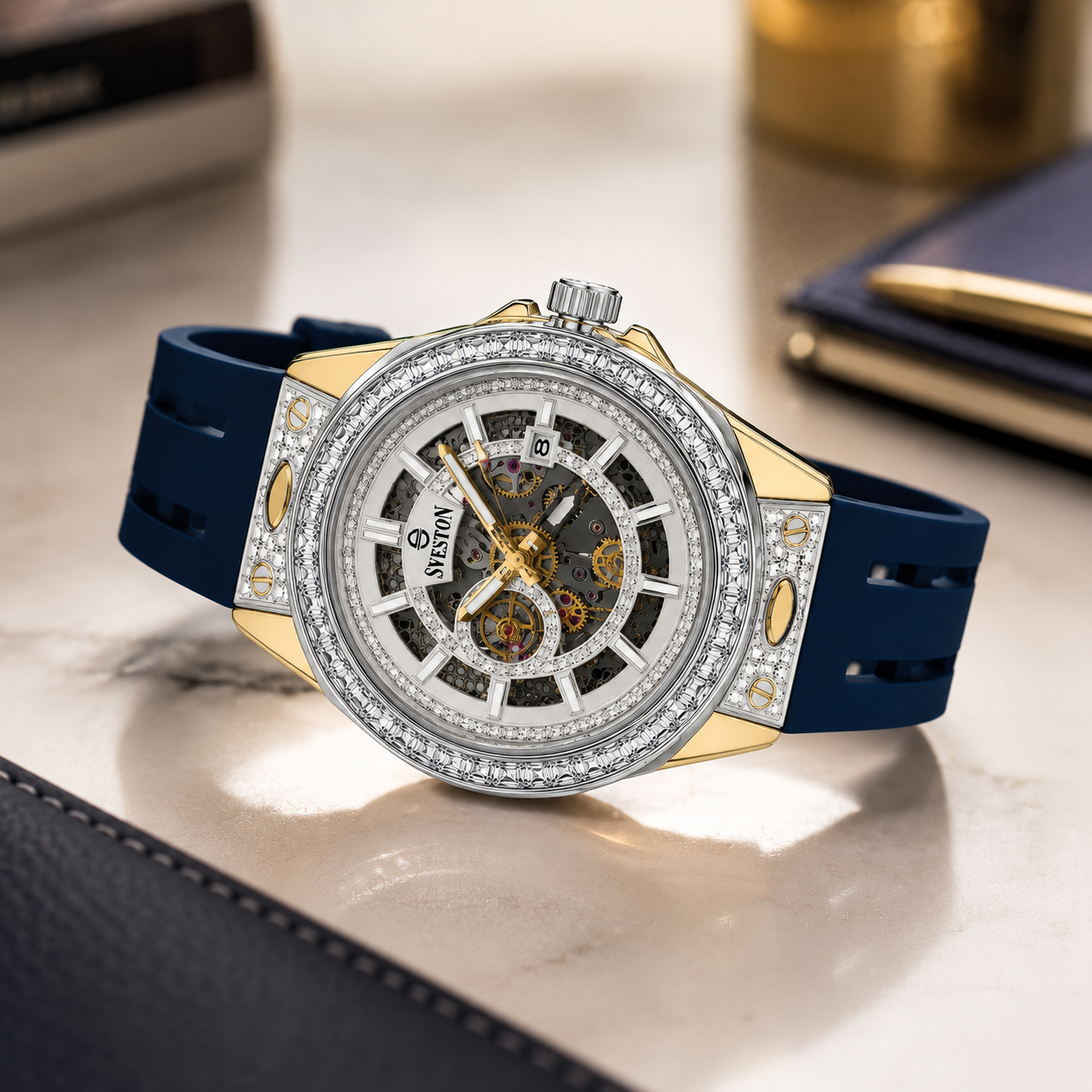 SVESTON Imperial Skeleton Diamond Automatic