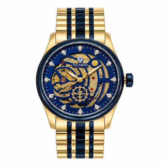TICARTO Royal Horizon Skeleton Automatic Men's Watch