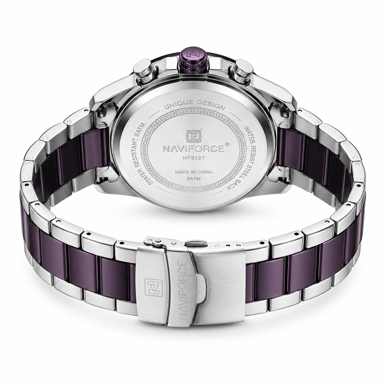 NAVIFORCE NF9197 Hybrid Analog-Digital Men's Luxury