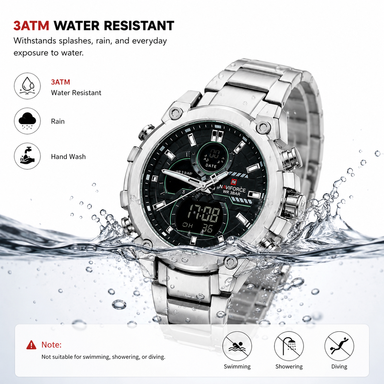 NAVIFORCE UrbanX Analog-Digital Watch