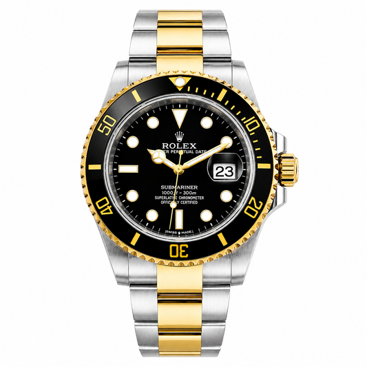 Rolex Submariner Date Two-Tone Automatic Luxury Men's Watch